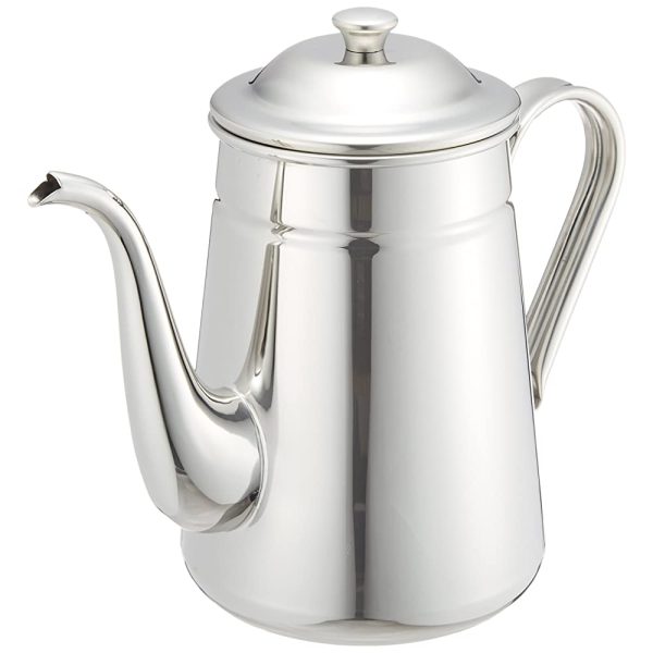 Kalita #52033 Coffee Pot, Stainless Steel, Made in Japan, 0.6 gal (2.2 L) Supply