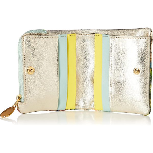 Tsumori Chisato Bifold Wallet Mini Wallet Fruit Market Women s Yellow Online now - Image 3