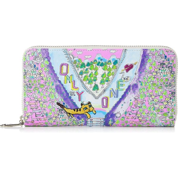 Tsumori Chisato Long Wallet Bundle Holder Colorful Life Women s on Sale