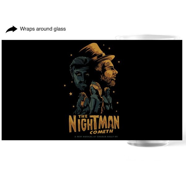 It s Always Sunny in Philadelphia The Nightman Cometh 17 oz Pint Glass For Discount - Image 3