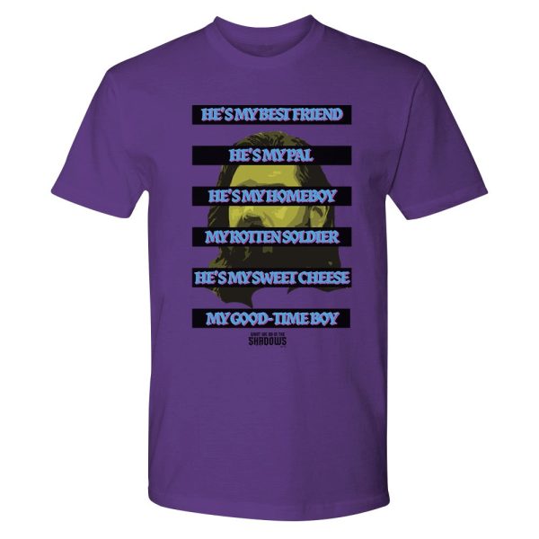 What We Do in the Shadows He s My Best Friend Adult Short Sleeve T-Shirt For Discount - Image 3